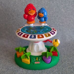 VTG HTF Fisher-Price Laugh & Learn Birdbath Educational Baby Toy Tested Works!